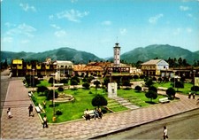 El Progreso Honduras postcard PARQUE CENTRAL TOWN SQUARE CLOCK TOWER j/26 BR6686