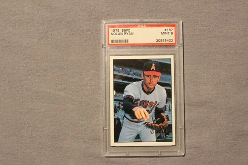 1975 SSPC Nolan Ryan #187 PSA 9 Mint HOF California Angels