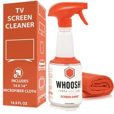 Pro 16.9 fl oz Refillable TV Screen Cleaner Microfiber Cloth - Streak-Fre...