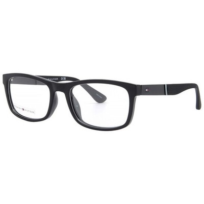 New Tommy Hilfiger Men Pilot Eyeglasses THF 1522 0807 Black /Demo Lens 54mm