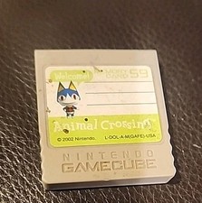 Official Nintendo Gamecube Animal Crossing Memory Card