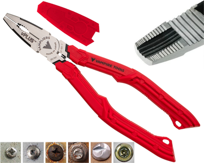 #ad VAMPLIERS vPLUS™ 7″ Stripped Screw Extractor Combination Pliers Made in Japan $31.97