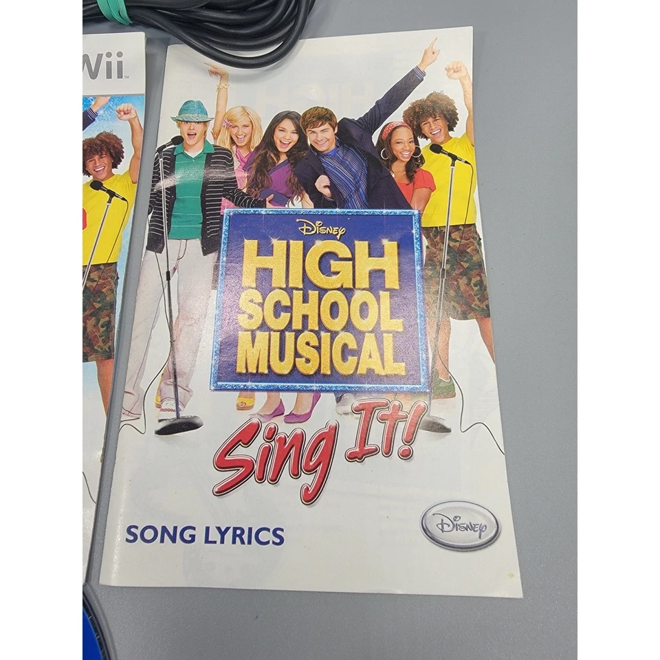 高中音乐剧:Sing It 任天堂 Wii,2007 带麦克风麦克风 — 第 4/4 张图片