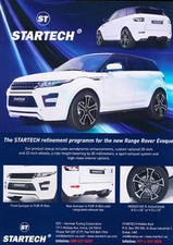 2012 Range rover Evoque Startech -   Classic Car Advertisement Print Ad J62