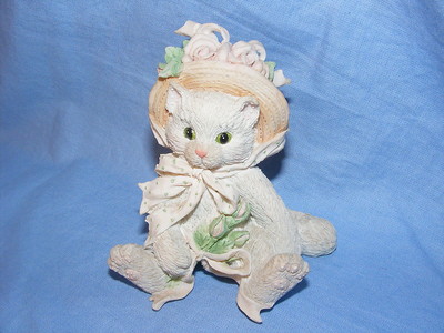 Calico Kätzchen Enesco Unsere Freundschaft blühte aus dem Herzen Geburtstag 627887