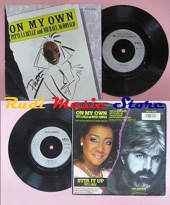 LP 45 7'' PATTI LA BELLE MICHAEL McDONALD On my own Stir it up 1986 *cd mc dvd