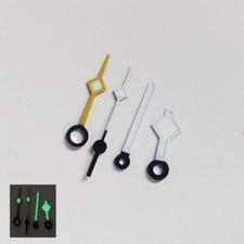 DS Snowflake GMT Hand Mod Fits Seiko NH34 NH35 7s26 7s36 Blue C1 lume Four Hands