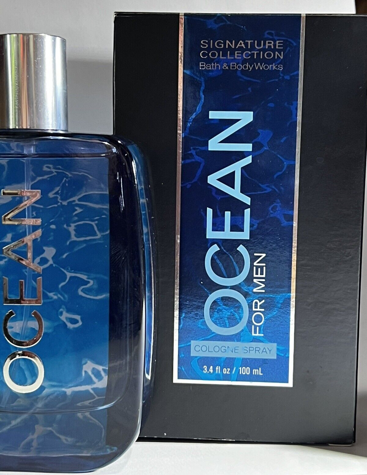 Bath & Body Works Signature Collection OCEAN For Men Cologne Spray 3.4 oz