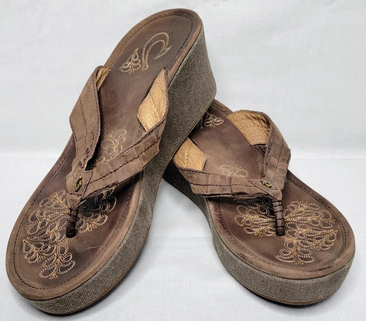 Olukai hotsell wedge sandals