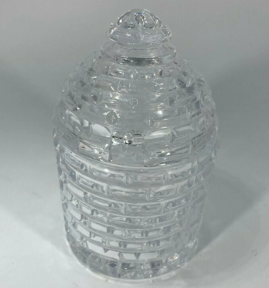 FRASCO DE MIEL DE COLMENA DE CRISTAL DE PLOMO DE 4,5" * LEYENDAS DE CRISTAL de GODINGER - SIN CAZO Foto 3 de 4