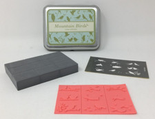 Full Design Mountain Birds Stamp Kit