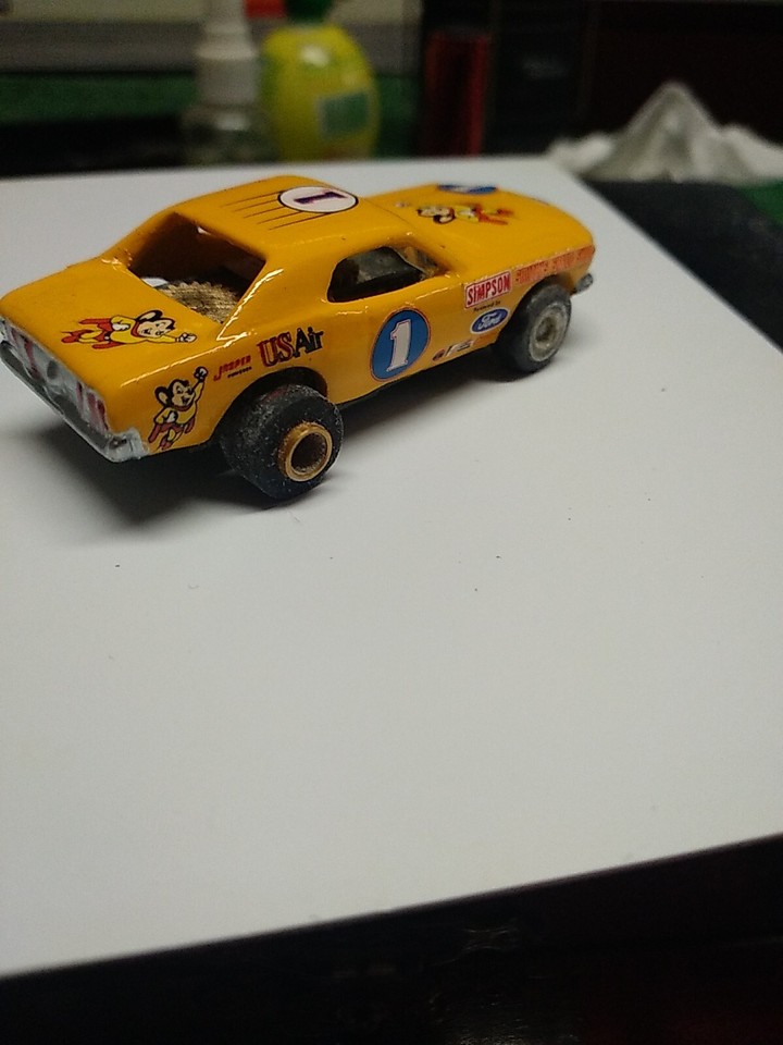 Mighty Mouse Mustang Fairgrounds Ho Tjet Slot Car Body Only, Fits