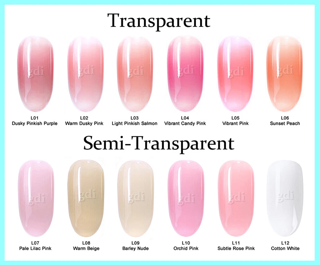 Transparent nail polish colors deals