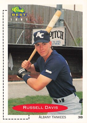 1991 Classic Best #182 RUSSELL DAVIS Albany Yankees 3B Minor League Baseball