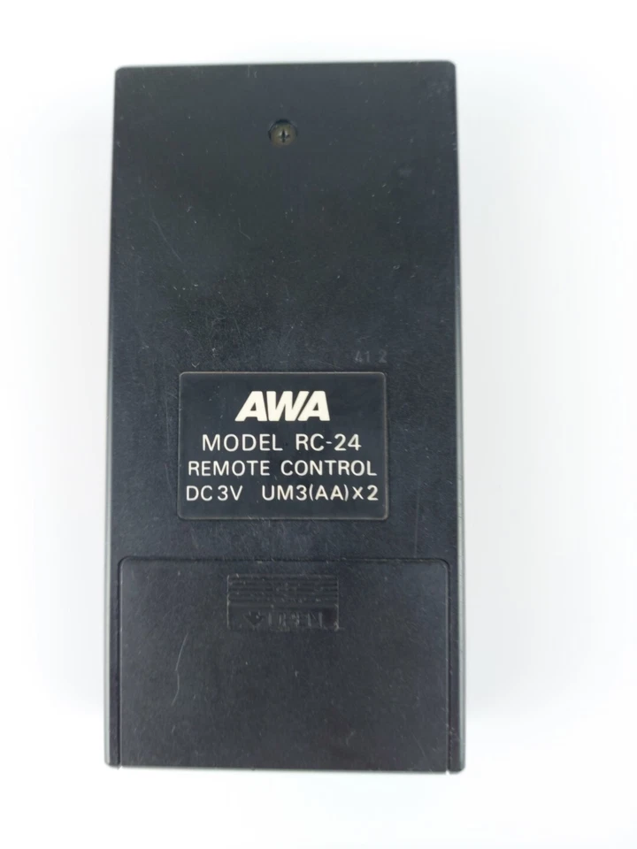 Sistema de som estéreo antigo AWA RC-24 controle remoto para S-24 S-25 NÃO TESTADO - Imagem 2 de 4