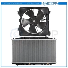 Electric Radiator Cooling Fan Kit For 2008 2009 2010-2012 Honda Accord