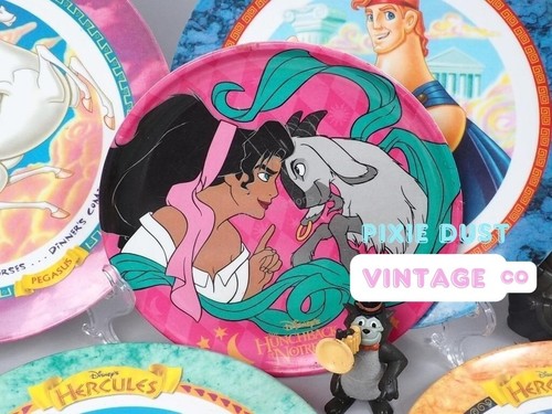 Vintage 1997 Disney Plates Hercules 6 plate full set and more - Picture 2 of 12