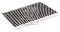 Febi Bilstein 11566 Aktivkohle Innenraumfilter Pollenfilter 30X281X206 Mm
