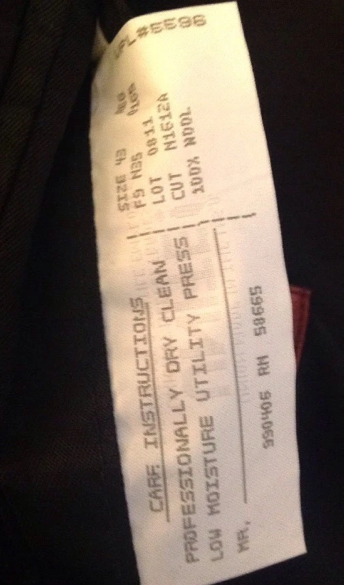 Men’s 43 Nordstrom tuxedo Jacket - Image 4 of 4