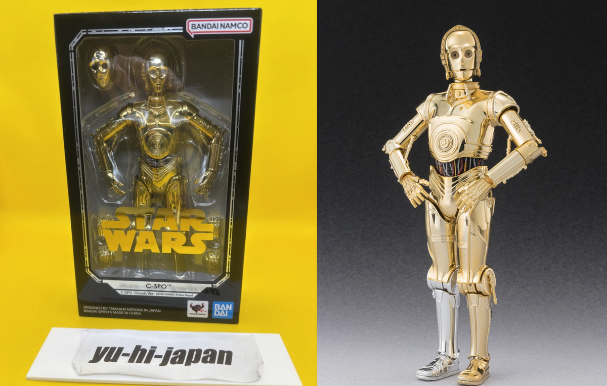 S.H. Figuarts Star Wars Episode IV C-3PO & R2 D2 Classic Ver. Set