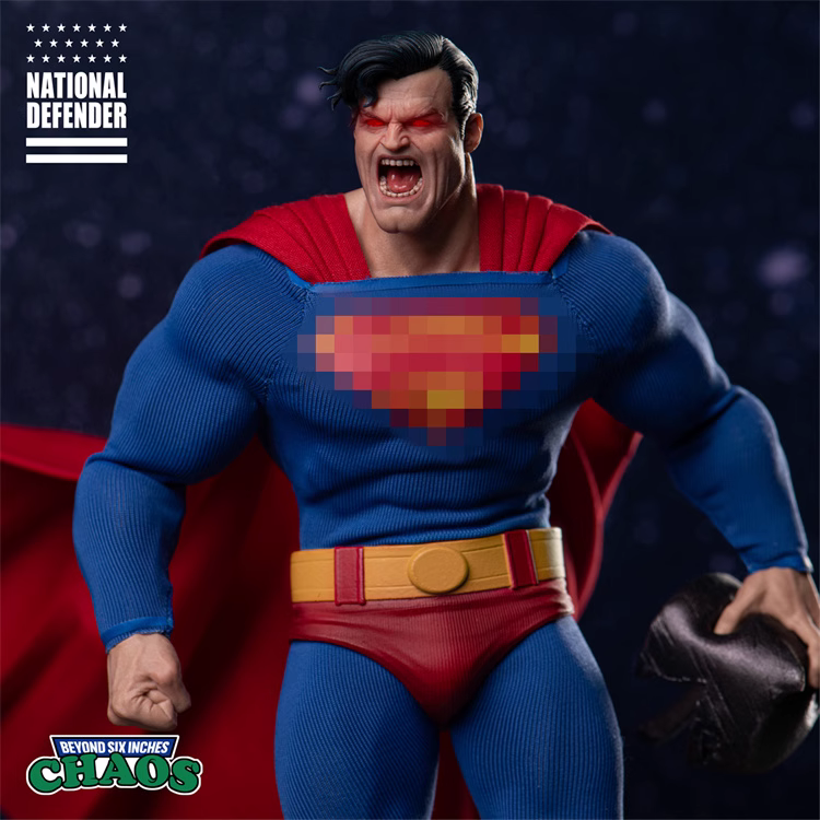 CHAOS 1/12 CHAOS-001 National Defender Superman Action Figure 6