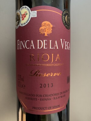 Rotwein | Finca de la Vega | Reserva | 2013 | Rioja