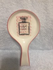 Fig & Fern Perfume Bottle Spoon Rest 4.5" X 9" New No Box