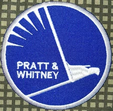 USAF Blue Pratt & Whitney Aircraft Engines Patch Hook & Iron-On Repro New A83