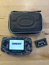 Backlit IPS Camouflage Nintendo Gameboy Advance V2 carry Pouch GBA Cart Camo