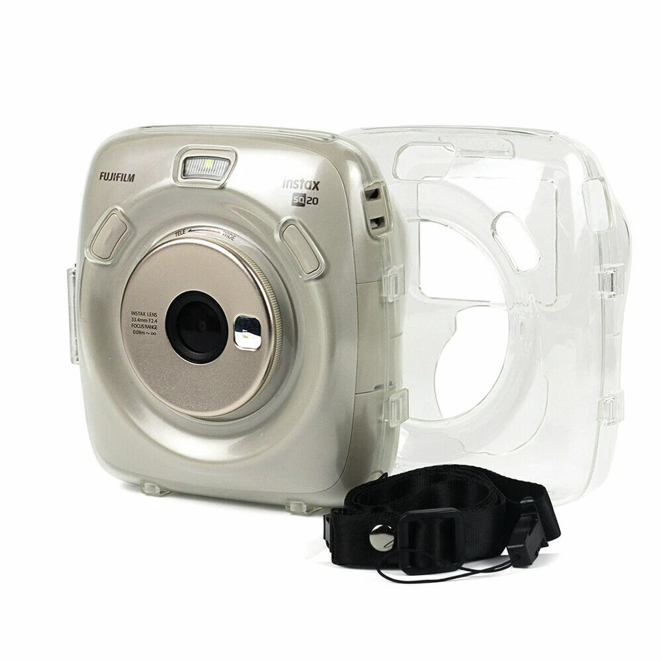 Funda rígida para cámara FUJI Instax Square SQ20 cristal plástico cubierta protectora Foto 2 de 4