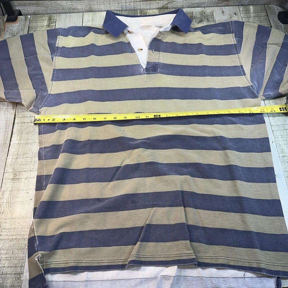 мужские винтажные 1990-е регби поло полевое снаряжение med - Изображение 3 из 4