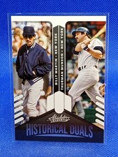 2022 Panini Absolute Baseball Historical Duals Billy Martin/Thurman Munson HD-BT