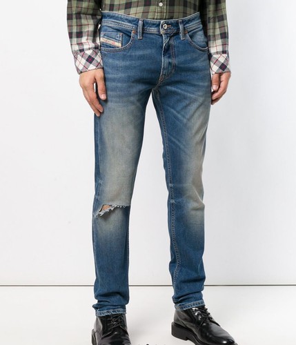 $298 Diesel Thommer Slim Skinny Jeans 