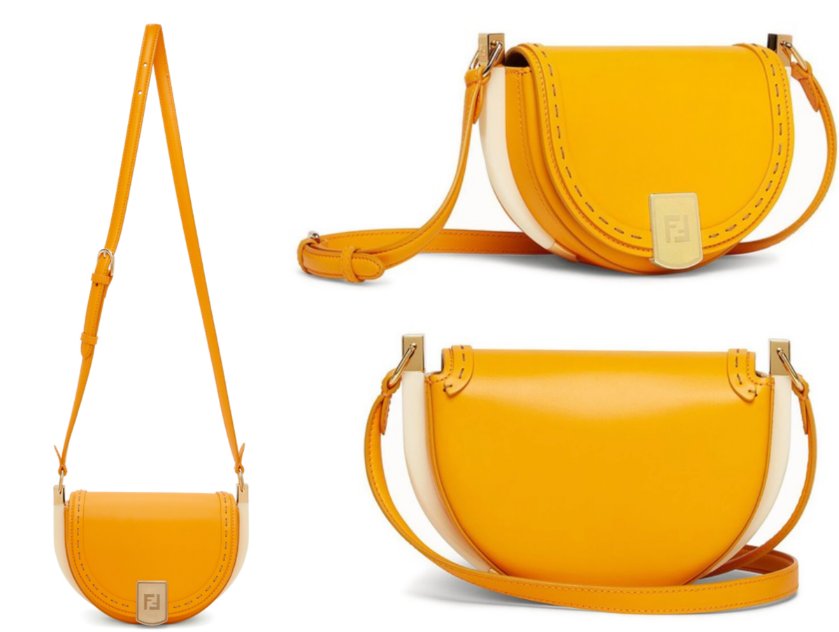 【FENDI】MOONLIGHT CROSSBODY BAG Fendi Moonlight Shoulder-Bag Satchel Shoulder Bag Handbag