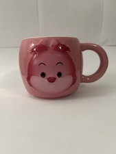 Disney Store Tsum Tsum CHESHIRE CAT Alice In Wonderland 16 Oz Pink Mug