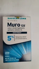 Bausch & Lomb Muro 128 Sodium Chloride Ointment 5% Twin Pack EXP 05/2026