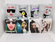 LADY GAGA Shot Glass/ Gift Box Set of 4