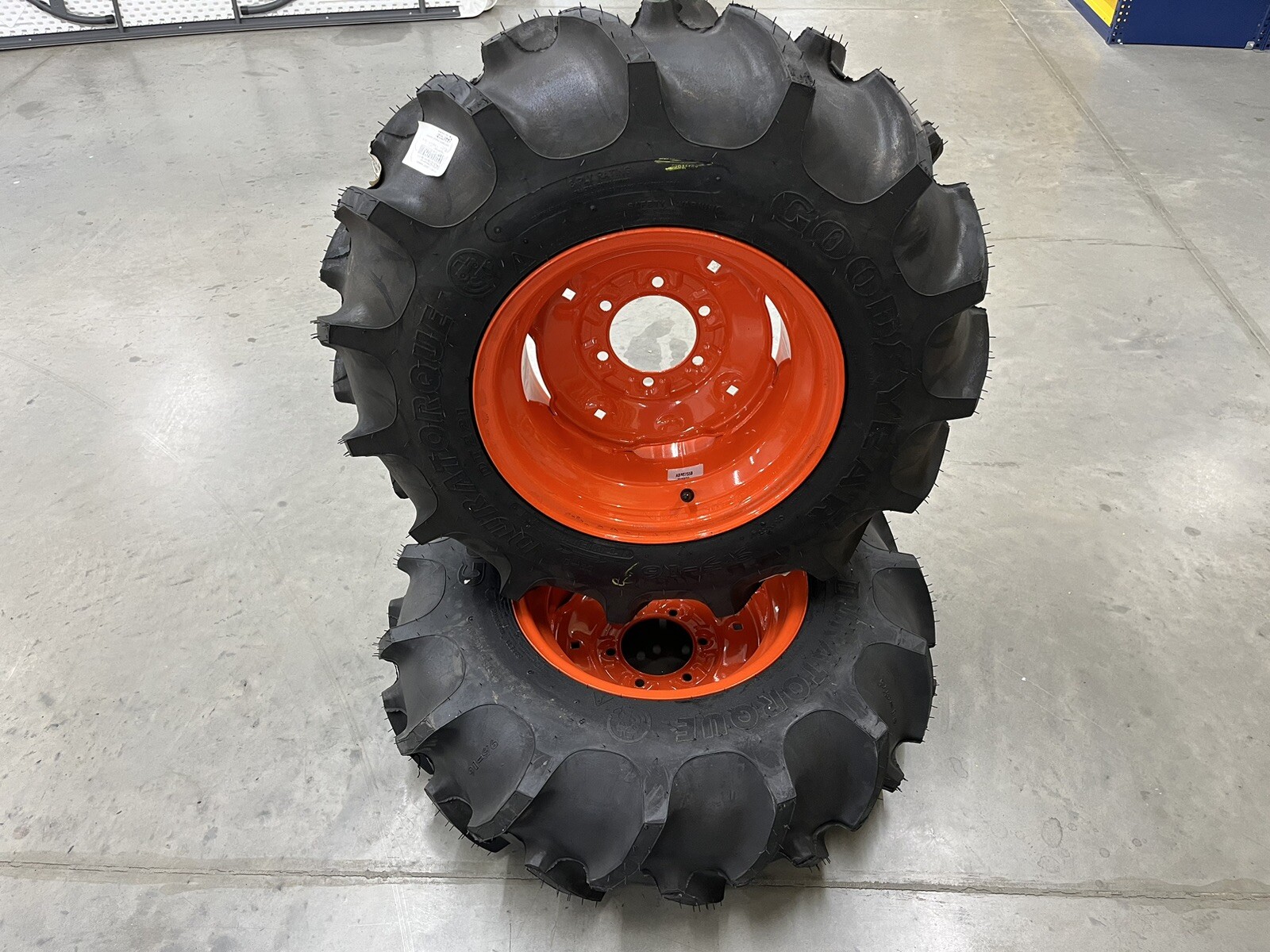 Pair of 9.516 Goodyear R1 Tire/Rims for Kubota B2301 B2401 B2601