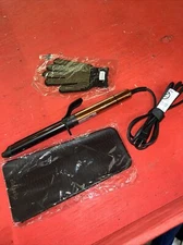 Ella Bella Ceramic Hair Curling Iron 1” Gold/Black Model KR-D06B Tested/Working 