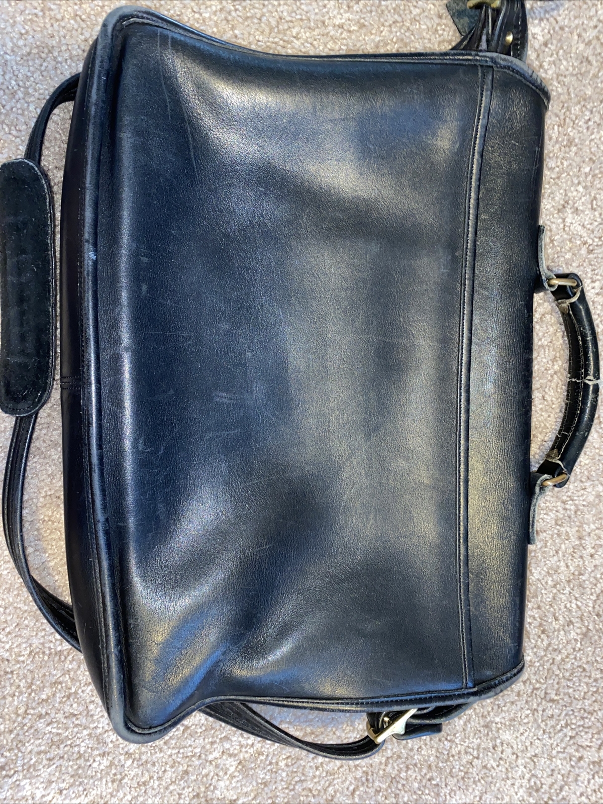 Coach Vintage Leather Metropolitan Briefcase 5180 Bla… Gem