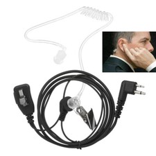 2 Pin Security Air Tube Headset Covert Earpiece Mic Talkie Radio For Motorola UK