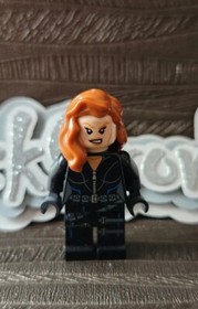 LEGO MARVEL SUPER HEROES 6869 BLACK WIDOW AVENGERS NATASHA ROMANOVA MINIFIGURE