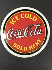 Coca-Cola Sold Here Ice Cold Sticker Decal