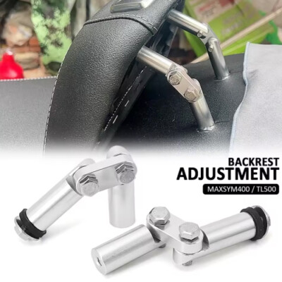 For SYM Maxsym TL500 400 Adjustable Mount Driver Passenger Backrest Regulate