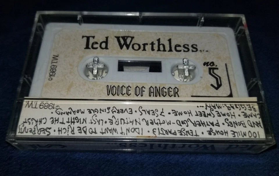 Ted Worthless No. 5 TAPE NO LAUGHING MATTER MEMBER + Rare  C STONE PIC! - Image 2 of 4
