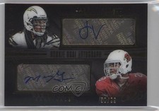 2014 Panini Black Gold Rookie Dual 59/99 Jason Verrett Marion Grice Auto 0af