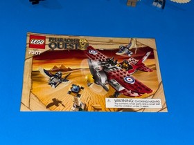 LEGO 7307 Pharaoh's Quest Flying Mummy Attack 100% COMPLETE with minifigs + inst