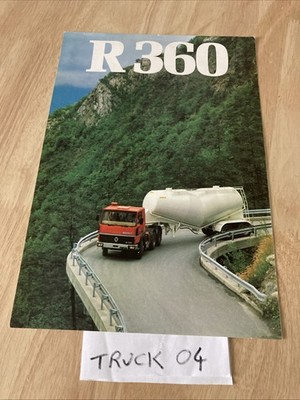 Renault R360 Specification Brochure Heavy Duty Truck