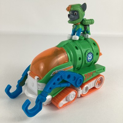 Paw Patrol Mighty Pup Sea Patrol Transforming Sub w Rocky Figure Vehicle Truck