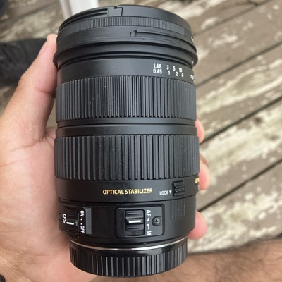 Sigma 18-200mm f/3.5-6.3 II DC OS HSM for canon Image Stabilizer